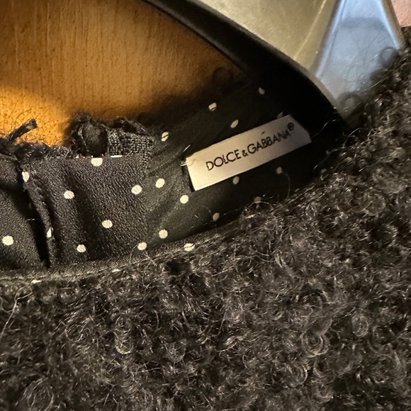 D&G Black Boucle Dress & Coat Matching Set - Picture 9 of 11